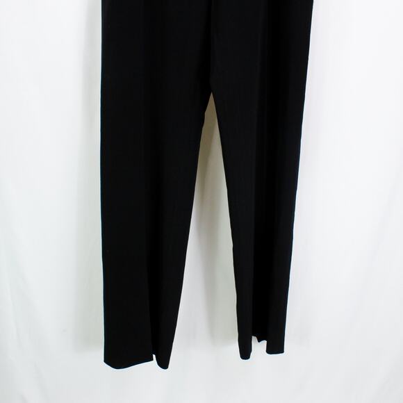 Philippe Adec Black Straight Leg Button Closure Dress Pants - Picture 4 of 10